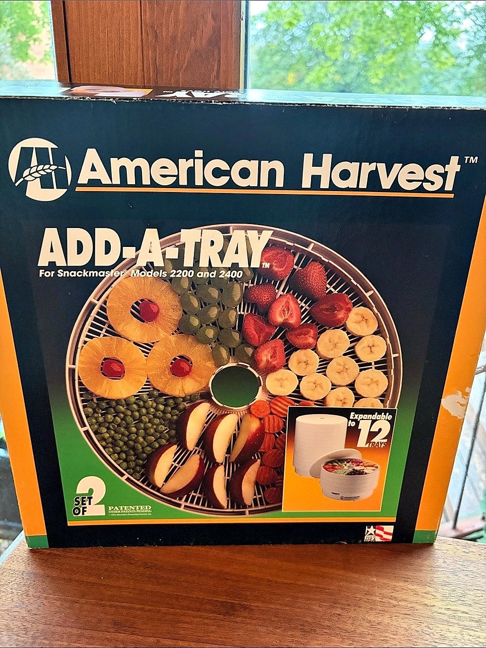 American Harvest Add-A-Tray for Snackmaster Models 2200 and 2400 Dehydrator Tray